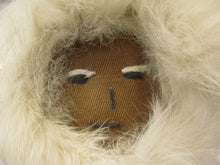 Load image into Gallery viewer, Vintage Mid Century Inuit Eskimo Doll with handmade felt clothes
