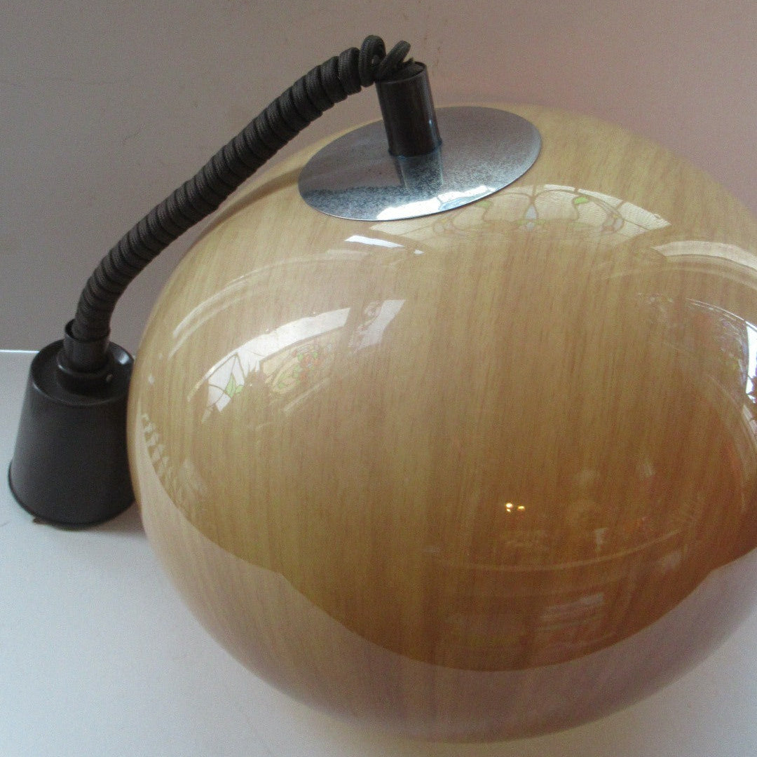 PROVA Cream Marblised 1970s GUZZINI STYLE Pendant Hanging