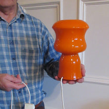 Load image into Gallery viewer, 1970s French Table Lamp by Vianne V V Glass. Holmegaard Style
