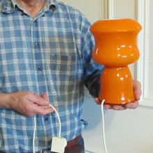 Load image into Gallery viewer, 1970s French Table Lamp by Vianne V V Glass. Holmegaard Style
