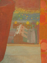 Load image into Gallery viewer, Irene Halliday - Geraniums on a Window Ledge - Watercolour and Gouache on Board
