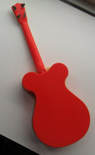 Load image into Gallery viewer, Genuine Vintage 1960s Beatles Selcol Toy Guitar with Images of the Band
