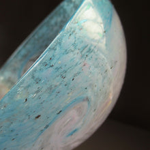 Load image into Gallery viewer, Fabulous little X ZA Shape Antique Scottish Monart Glass Bowl. With Original Paper Label on the Base
