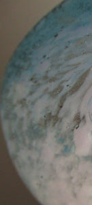 Fabulous little X ZA Shape Antique Scottish Monart Glass Bowl. With Original Paper Label on the Base
