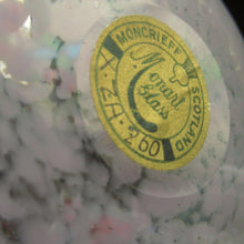 Load image into Gallery viewer, Fabulous little X ZA Shape Antique Scottish Monart Glass Bowl. With Original Paper Label on the Base
