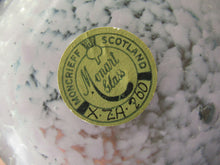 Load image into Gallery viewer, Fabulous little X ZA Shape Antique Scottish Monart Glass Bowl. With Original Paper Label on the Base
