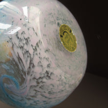 Load image into Gallery viewer, Fabulous little X ZA Shape Antique Scottish Monart Glass Bowl. With Original Paper Label on the Base
