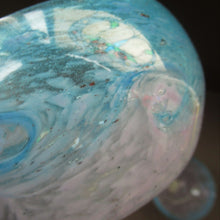 Load image into Gallery viewer, Fabulous little X ZA Shape Antique Scottish Monart Glass Bowl. With Original Paper Label on the Base
