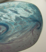 Load image into Gallery viewer, Fabulous little X ZA Shape Antique Scottish Monart Glass Bowl. With Original Paper Label on the Base
