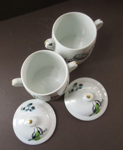 Royal Worcester 1960s Abstract Fiesta Pattern Rare Porcelain