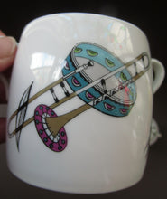 Load image into Gallery viewer, Royal Worcester 1960s Abstract Fiesta Pattern Rare Porcelain
