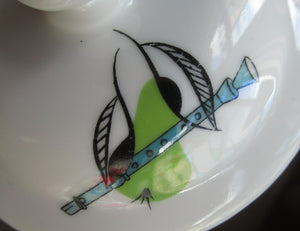 Royal Worcester 1960s Abstract Fiesta Pattern Rare Porcelain