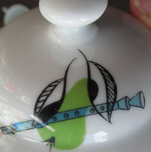 Royal Worcester 1960s Abstract Fiesta Pattern Rare Porcelain