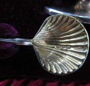 Victorian Hallmarked Silver Salt Dish and Spoons / Pin Cushions. Matching Swan Spoons In Fitted Case