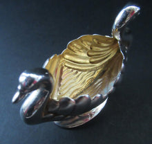 Load image into Gallery viewer, Victorian Hallmarked Silver Salt Dish and Spoons / Pin Cushions. Matching Swan Spoons In Fitted Case

