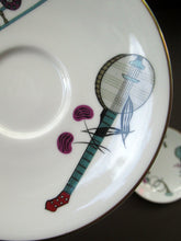 Load image into Gallery viewer, Royal Worcester Porcelain Trio Cup, Saucer, Side Plate Rare Fiesta Patern 1960s
