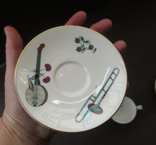 Load image into Gallery viewer, Royal Worcester Porcelain Trio Cup, Saucer, Side Plate Rare Fiesta Patern 1960s
