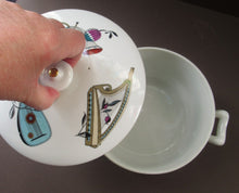 Load image into Gallery viewer, 1960s Royal Worcester Serving Dish Tureen Fiesta Pattern
