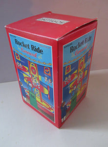 Products Vintage 2000 SCHYLLING Rocket Ride Carousel. Tin Plate Clockwork. Rotating Rockets. BOXED