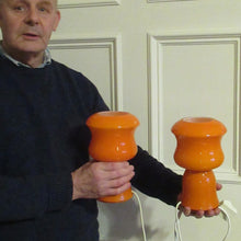 Load image into Gallery viewer, 1970s French Table Lamp by Vianne V V Glass. Holmegaard Style
