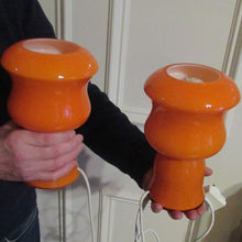 Load image into Gallery viewer, 1970s French Table Lamp by Vianne V V Glass. Holmegaard Style
