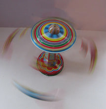 Load image into Gallery viewer, Products Vintage 2000 SCHYLLING Rocket Ride Carousel. Tin Plate Clockwork. Rotating Rockets. BOXED
