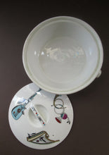 Load image into Gallery viewer, 1960s Royal Worcester Fiesta Pattern Lidded Serving Bowl or Tureen
