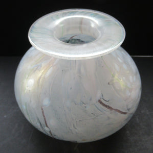 MIchael Harris Vintage Isle of Wight White Globular Vase