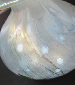 MIchael Harris Vintage Isle of Wight White Globular Vase