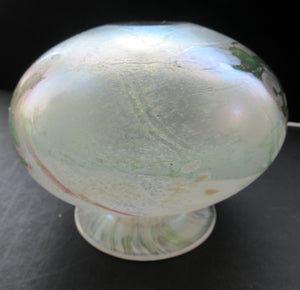 MIchael Harris Vintage Isle of Wight White Globular Vase