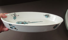 Load image into Gallery viewer, 1960s Royal Worcester Oval Open Serving Dish Rare Fiesta Pattern
