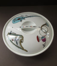Load image into Gallery viewer, 1960s Royal Worcester Serving Dish Tureen Fiesta Pattern
