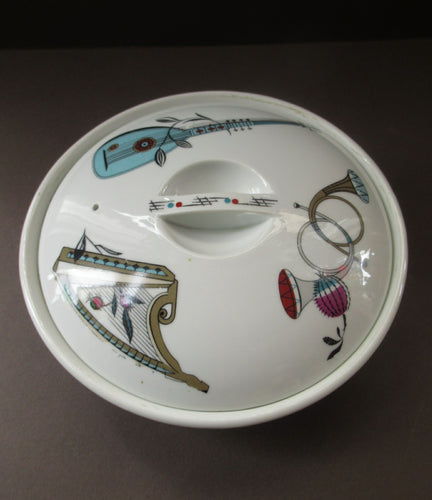 1960s Royal Worcester Serving Dish Tureen Fiesta Pattern