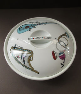 1960s Royal Worcester Serving Dish Tureen Fiesta Pattern