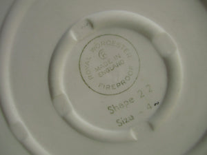 1960s Royal Worcester Serving Dish Tureen Fiesta Pattern