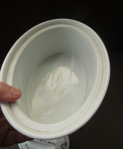 1960s Royal Worcester Oval Serving Lidded Dish Rare Fiesta Pattern