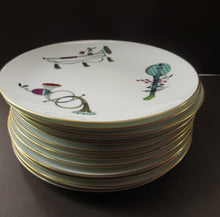 Load image into Gallery viewer, Royal Worcester 1960s Rare Fiesta Pattern Dessert Plate 
