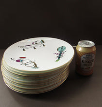Load image into Gallery viewer, Royal Worcester 1960s Rare Fiesta Pattern Dessert Plate 
