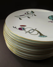 Load image into Gallery viewer, Royal Worcester 1960s Rare Fiesta Pattern Dessert Plate 
