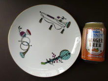 Load image into Gallery viewer, Royal Worcester 1960s Rare Fiesta Pattern Dessert Plate 
