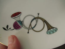Load image into Gallery viewer, Royal Worcester 1960s Rare Fiesta Pattern Dessert Plate 
