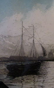 Kai Seligmann Colour Etching The Little Mermaid Langelinie