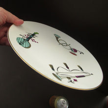Load image into Gallery viewer, Royal Worcester 1960s Rare Fiesta Pattern Dessert Plate 
