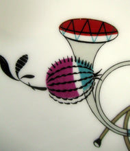 Load image into Gallery viewer, Royal Worcester 1960s Rare Fiesta Pattern Dessert Plate 
