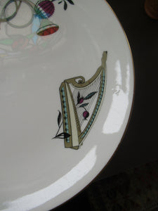 Royal Worcester 1960s Rare Fiesta Pattern DINNER Plate 