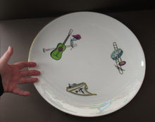 Load image into Gallery viewer, Large Royal Worcester Serving Platter: 1960s Fiesta Pattern
