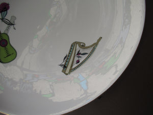 Large Royal Worcester Serving Platter: 1960s Fiesta Pattern