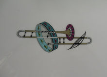 Load image into Gallery viewer, Large Royal Worcester Serving Platter: 1960s Fiesta Pattern
