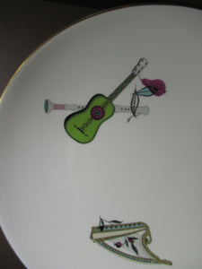 Large Royal Worcester Serving Platter: 1960s Fiesta Pattern