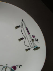 Large Royal Worcester Serving Platter: 1960s Fiesta Pattern
